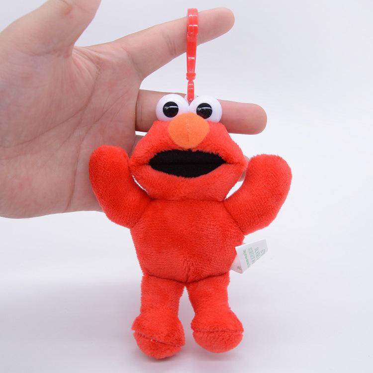 4 Inch Red Plush Doll Keychain Cute Cartoon Pendant Claw Machine Toy Small Gift Pendant