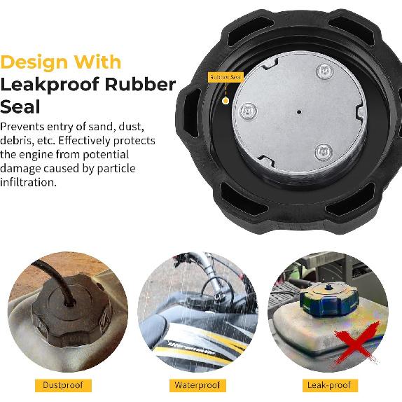 M MATI Gas Cap Fuel Tank Cap Fuel Cap For Yamaha Big Bear 250 350 400 Grizzly 350 400 450 600 660 5KM-24610-00-00 5MV-24610-00-00 1UY-24610-00-00