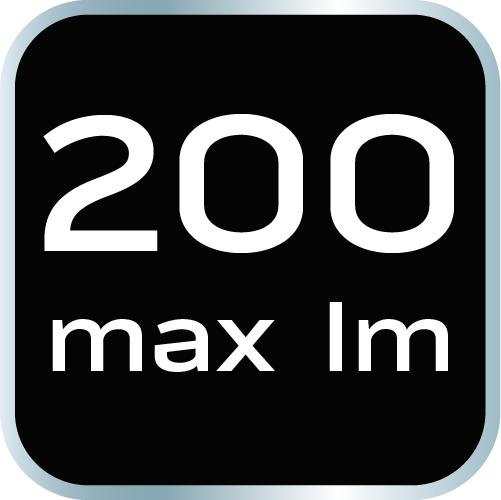 Battery-powered Camping Lamp 200 Lm 3xAA 3 In 1 COB LED