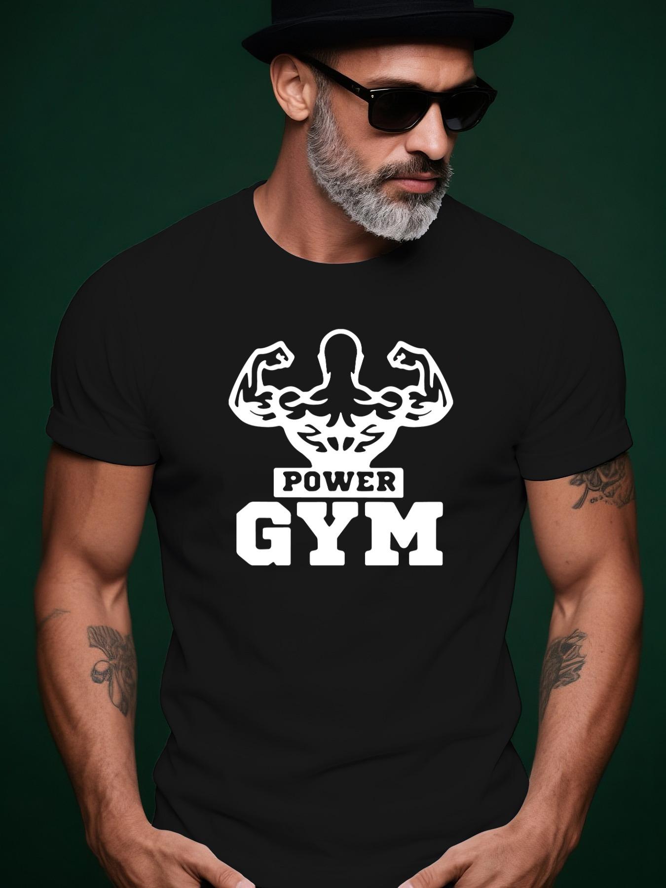 Gym Muscle Graphic Tshirt Graphic Tshirt - POWER GYM Prin... XXL