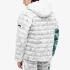 Nike X Stussy Insulated Pullover Jacket White/Gorge Green Men Outerwear DC1084-101