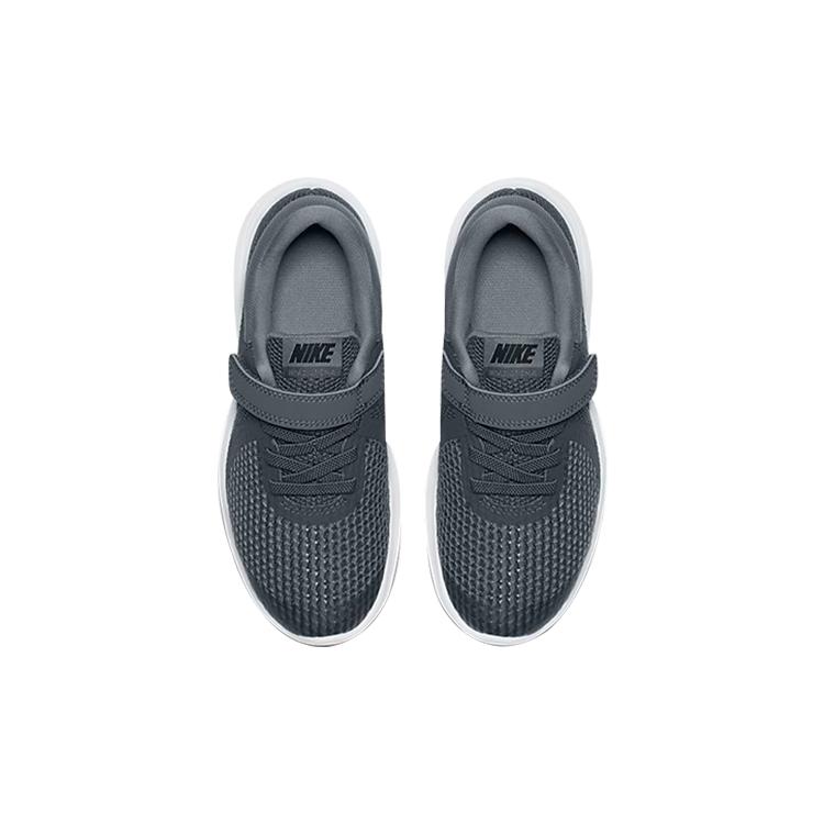 Nike REVOLUTION 4 Cushioning Low Top Kids' Running Shoes Gray Children Aged 3 7 Years Old 943305-005