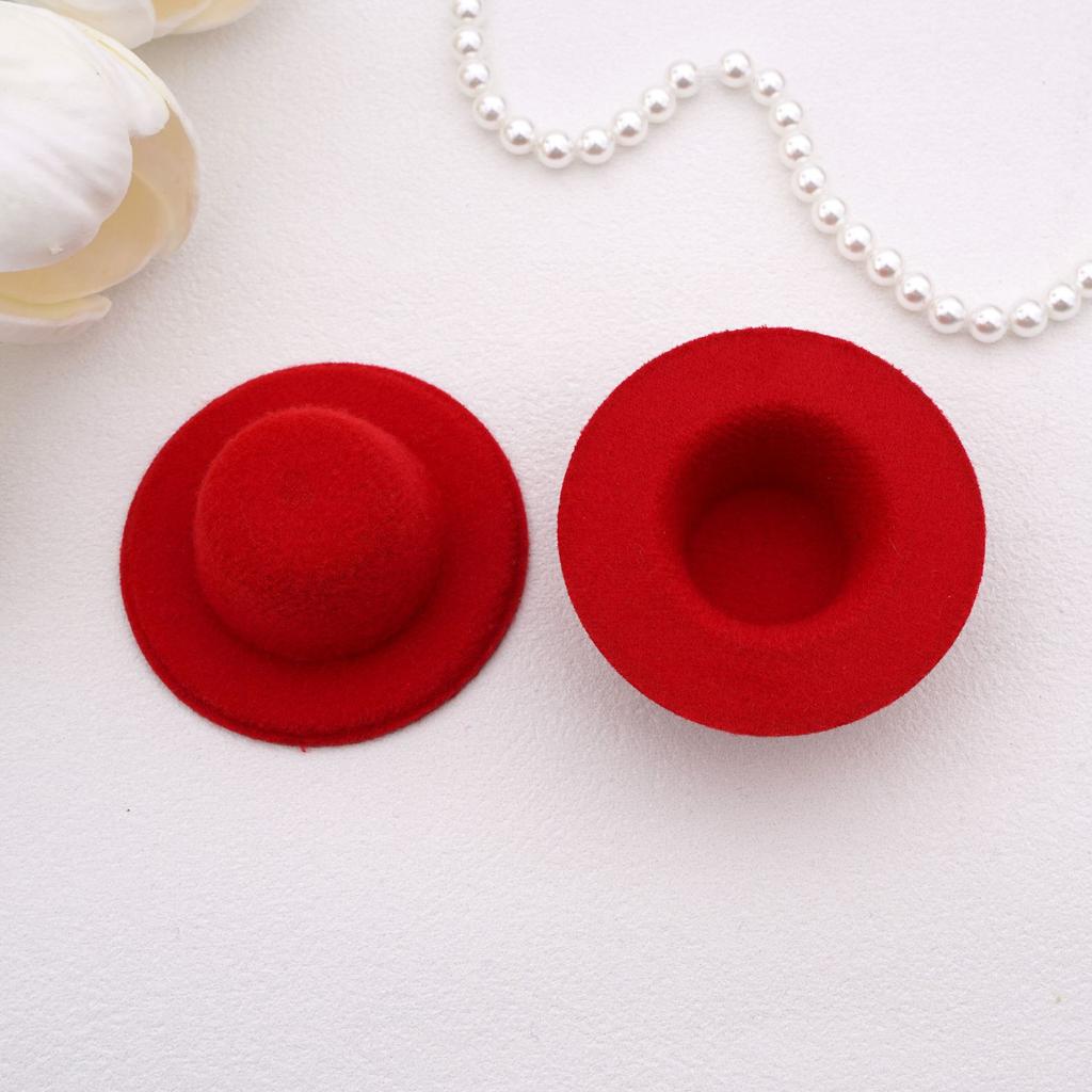 Mini Top Hat Diy Handmade Hat Mold Small Hat Accessory Hairpin Hat Doll Pet Toy Hat Handcrafted Bare Hat