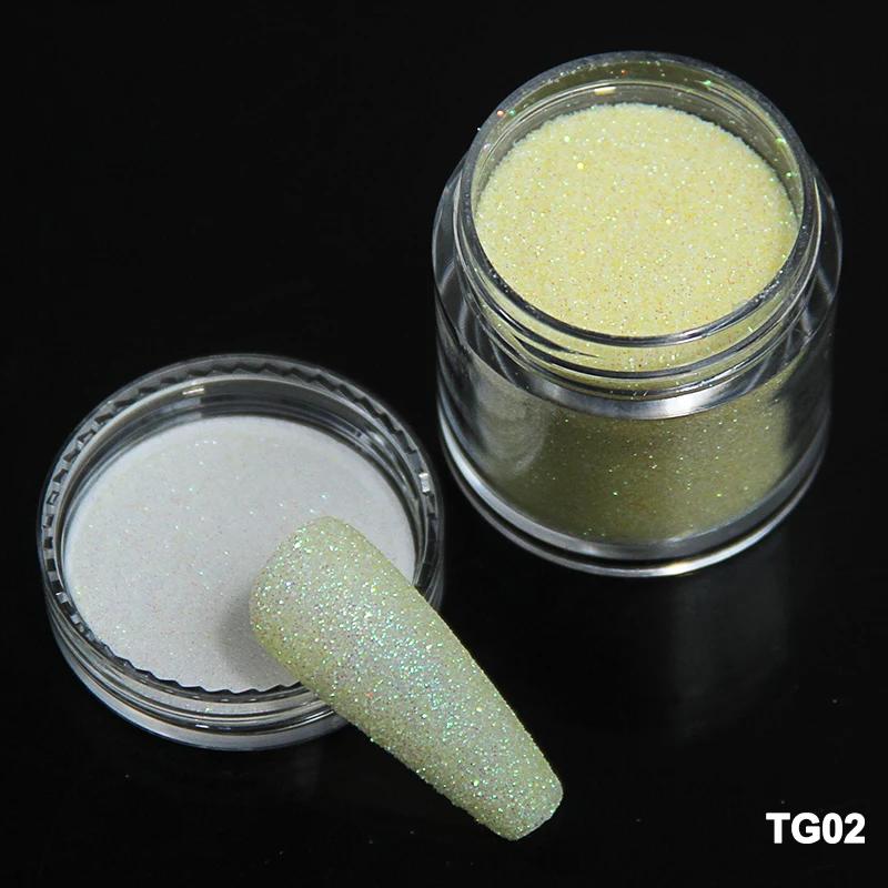 3,5g Paillettes Iridescentes Sucre pour Ongles Coloré Candy Coat Poudre Pigment Pour Manucure Effet Sucre Poussière Brillante Décorations Nail Art