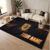 Custom Rug Hull FC Pattern Print Name Text Soft Non‑Slip Floor Carpet for Home Indoor Decoration