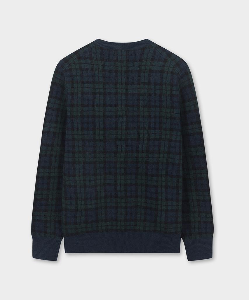 BROOKS BROTHERS Black Watch Logo Sweater (Multi) (Bbwrmf45567Ew)