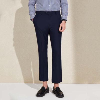 Men's Smooth Draping Suit Trousers