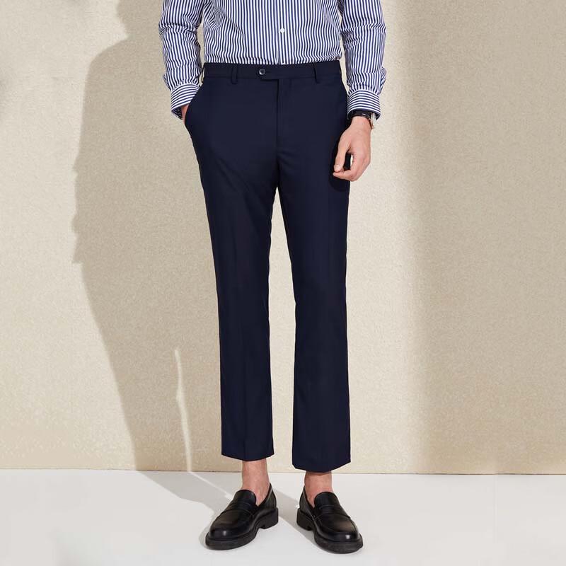 YOUNGOR Men s Smooth Draping Suit Trousers 33