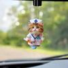 Acrylic Colorful Cartoon Cat Charm For Eyecatching Car Decoration And Gifts