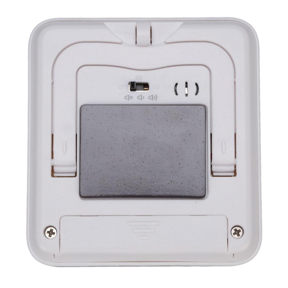 24H Alarm Clock White Countdown Timer Versatile Reminder Device for Baking