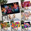 Enchanting Flowers Door Mat with Suitable for Soft In Bedrooms Living Rooms Garden Entrances Room Decor Indoor and Outdoor Use