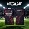 2026-27 Nova Temporada Terceira Camisa de Futebol Fora de Casa Verão Masculina Padrão Abstrato Benfica Lisboa Camisa de Futebol Jogo Roupa Esportiva