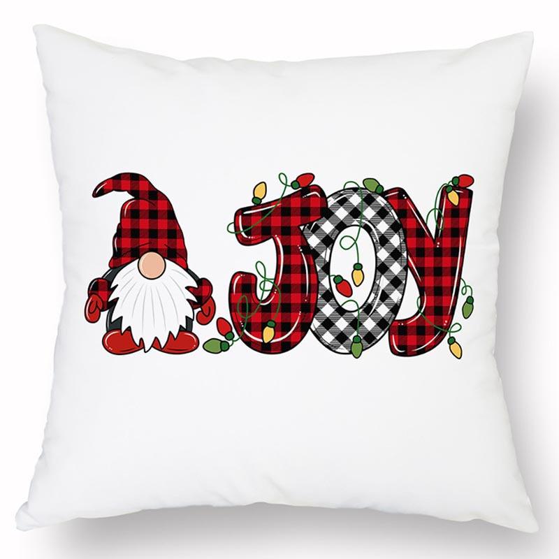 Νέα Χριστουγεννιάτικη Λινή Τυπωμένη Μαξιλαροθήκη Σπίτι Καναπές Σαλόνι Διακοπές Ανθεκτικό στη Βρωμιά Μαξιλάρι