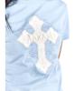 AAKAM Akm Cros2 Half Top (Sky Blue)