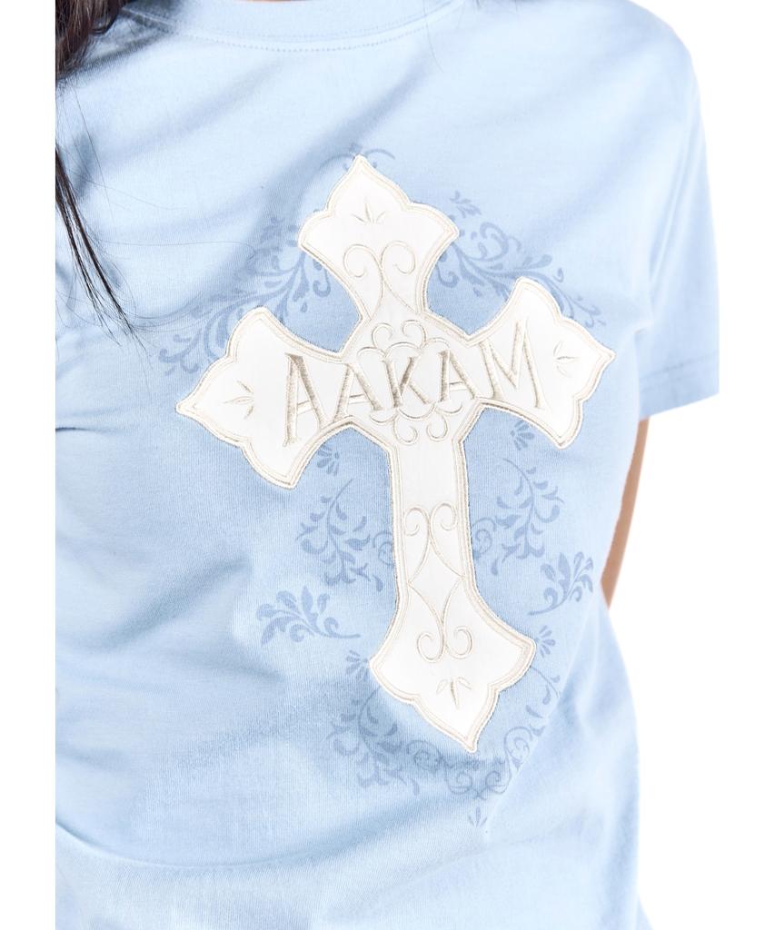 AAKAM Akm Cros2 Half Top (Sky Blue)