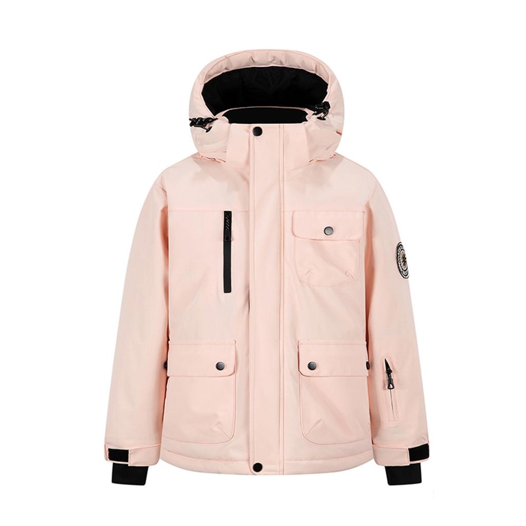 Children's Fashion Skiwear Set Boys' And Girls' Thickened Waterproof Warm Ski Suit Jacket And Trousers Outfit Set