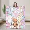Toca Life World  Blanket Quality Soft Warm  Throw Blanket Winter Boy Girl Couch Chair Sofa Bed Pattern Bedspread