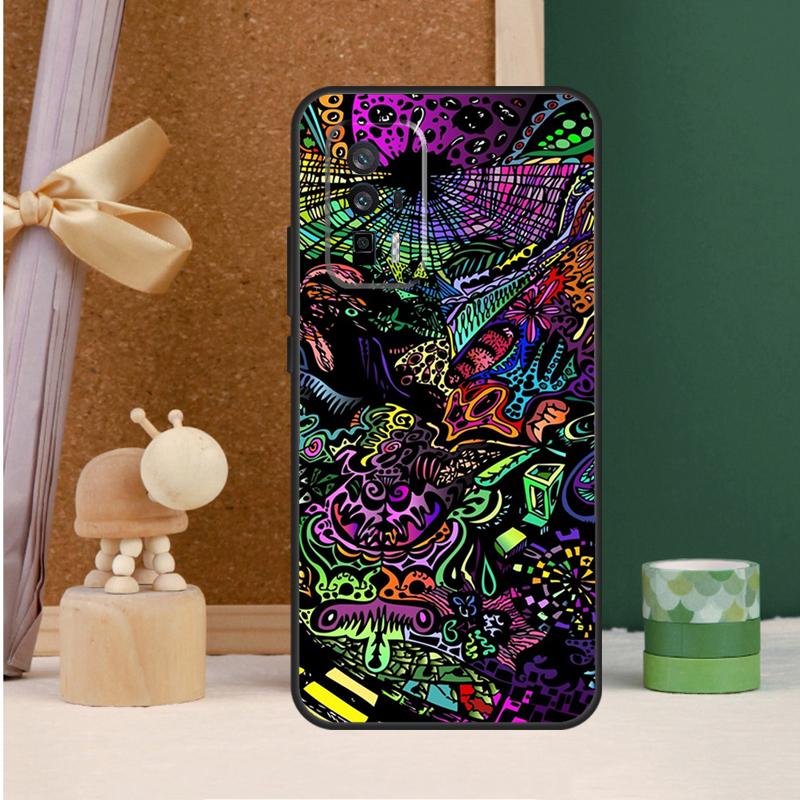 Psychedelic Trippy Case For Xiaomi 14 15 Ultra 15T 13T 14T 17 Pro Max POCO F8 Ultra F7 F5 F6 X5 X6 X7 Pro Cover