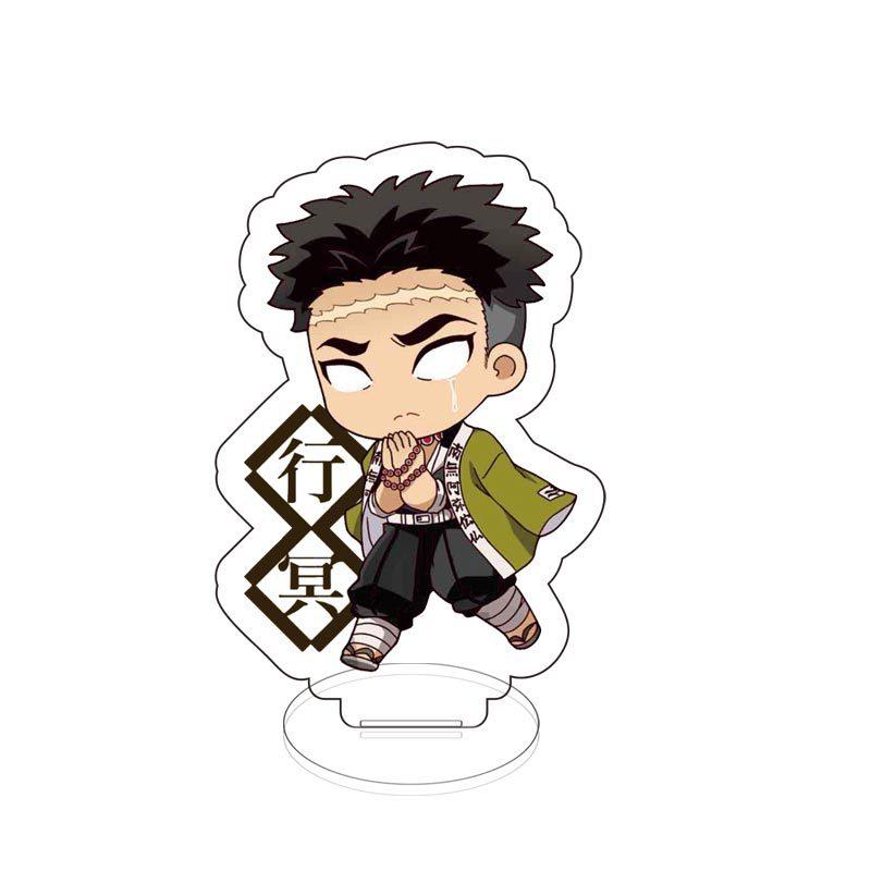 Acrylic Standee Demon Slayer Kamado Tanjiro Agatsuma Zenitsu Cartoon Anime Small Stand Acrylic Figure Anime Merchandise