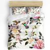 Oriole Peach Blossom Spring Bird Flower Duvet Cover Bed Bedding Set Home Quilt Cover Pillowcases Bedroom Bedding Set No Sheet