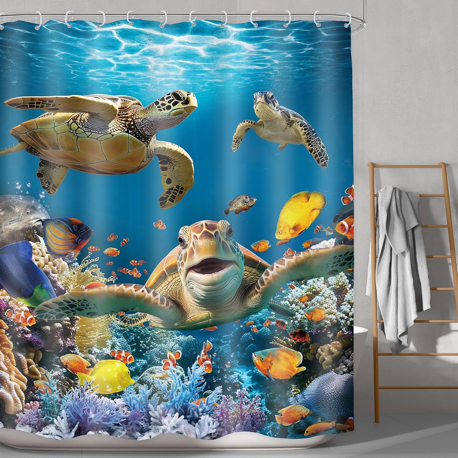 

Kids Dog Shower Curtain Bathroom Set Funny Cat Dachshund Doggy Cute Lovely Rustic Animals in Bathtub for Boys Bath Accessories 90x180CM