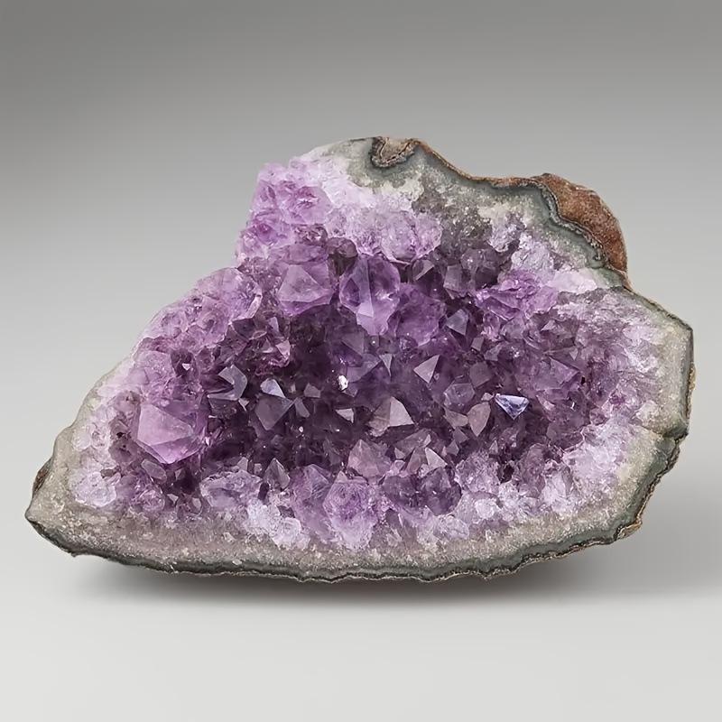 Brazilian Amethyst Cluster Ornament: Amethyst Block & Cave Specimen for Purification and Demagnetization.
