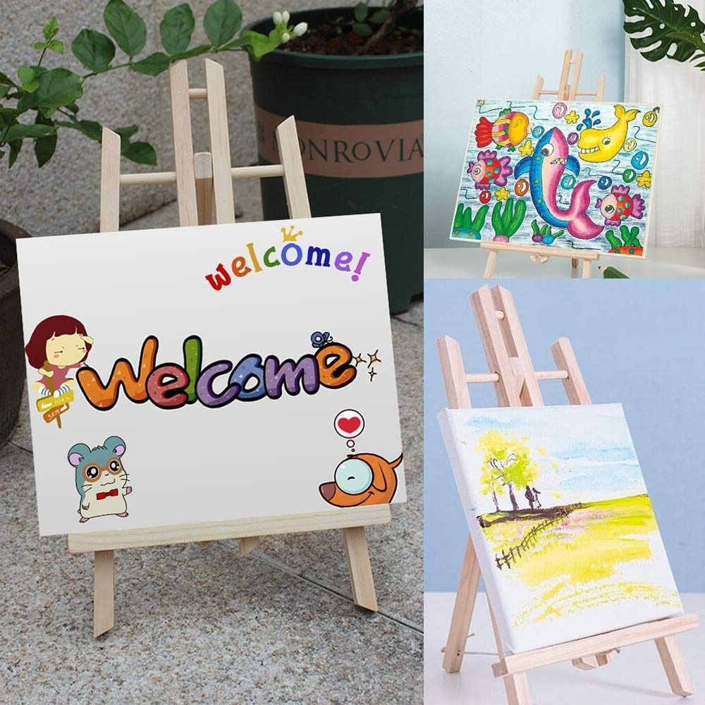 30cm/40cm/50cm Adjustable Tabletop Easel Lightweight Painting Display Holder  Students Artist
