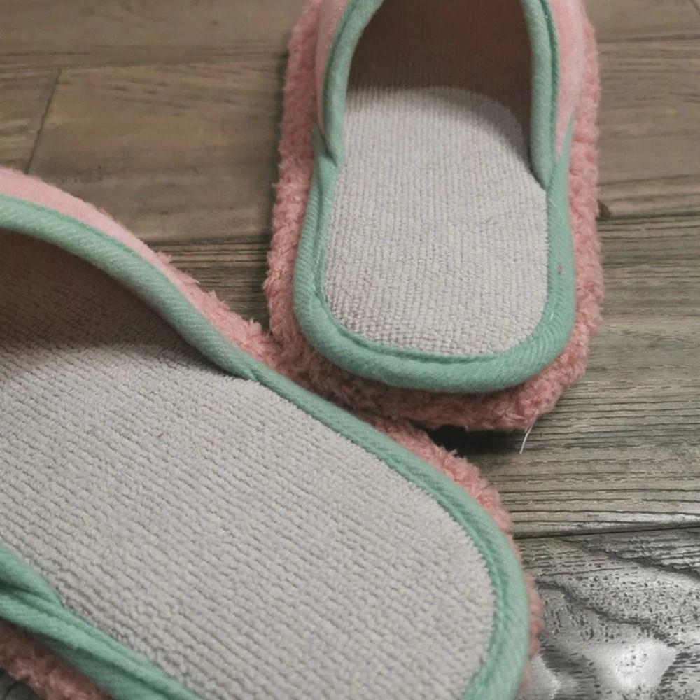 Detachable Microfibre Mop Slippers Washable Tile Cleaning Slippers Lazy Slippers Wood Floor