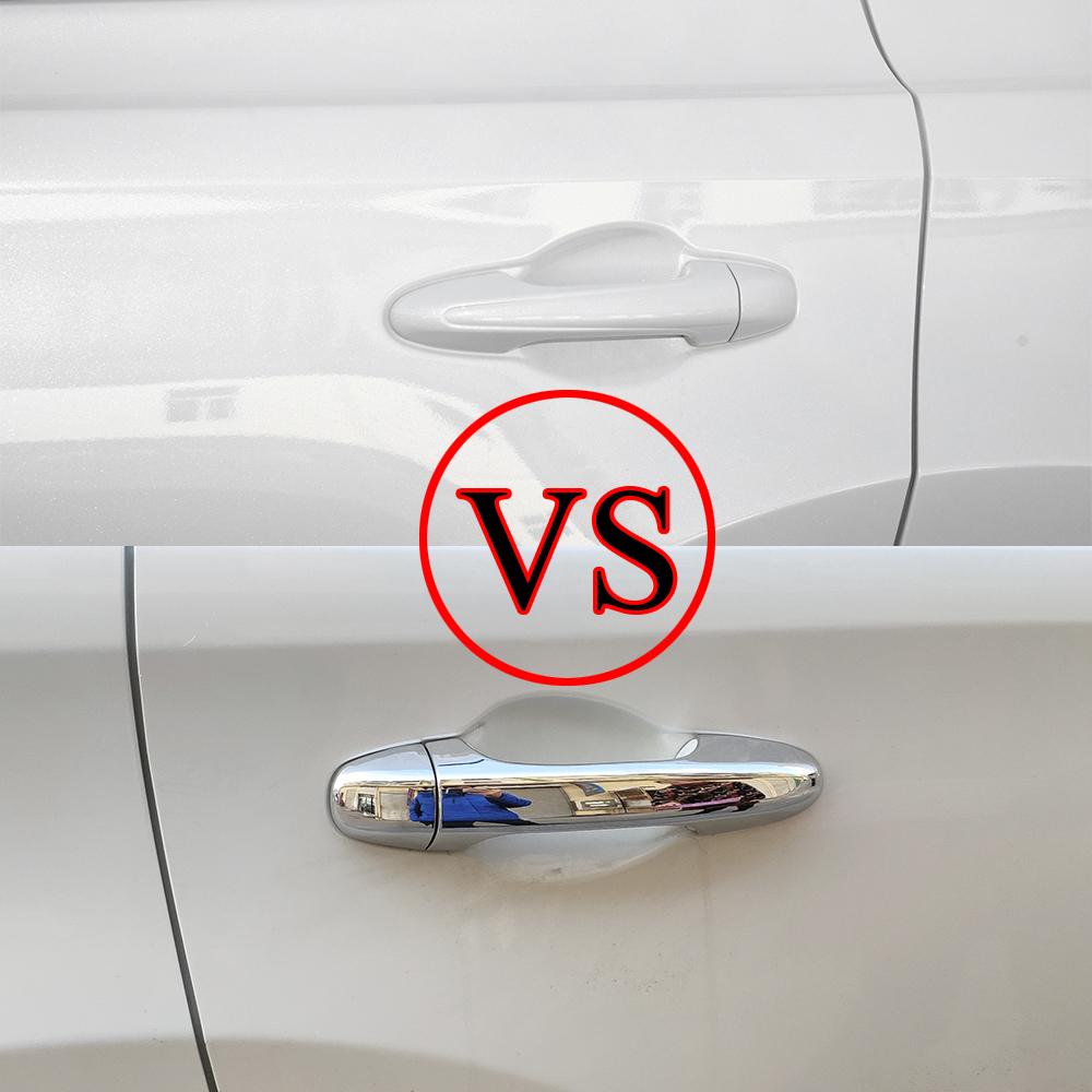 Türgriff-Fanghaken-Abdeckung Zierleiste für Toyota RAV4 2013 2014 2015 2016 2017 2018 Kappe Deckel Formteil Überlager Dekoration Chrom Zubehör