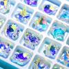 14mm AB Color Crystal Pendant Glass Beads Heart/Star/Bear Charms Beads for Jewelry Making Necklaces Earrings DIY Bracelets