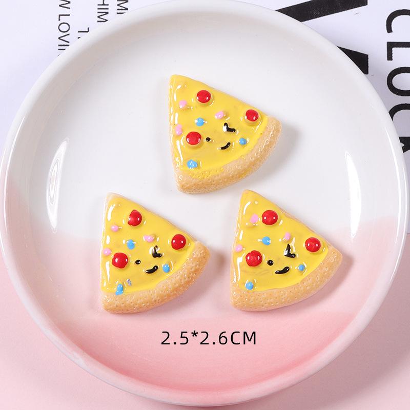 Ready-made Simulated Food Sushi Bread Pizza DIY Phone Case & Beauty Accessories for Kids Resin Jewelry