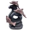 Backflow Incense Burner Dolphin Wave