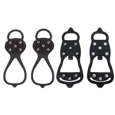 5/8 Teeth Snow Ice Claws Non-Slip Walking Cleat Ice Grippers Ice Crampons Walking Shoe Ice Spikes for Outdoor Activities