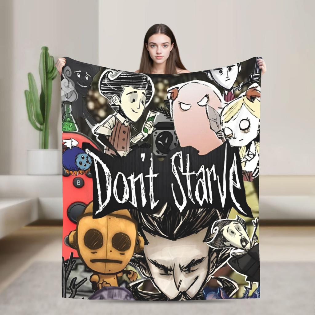 Don't Starve Survivalspiel Samtdecke Modische Decken Monster für Teppichstück Gestrickte Modische Decke Büro Leicht Atmungsaktiv