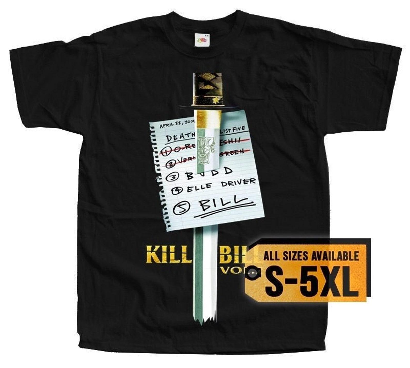 Kill Bill V3 Poster Men T-Shirt all sizes S-5XL 2XL