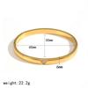 Stainless Steel New Waterproof Cubic Zirconia Bangles Antihistamine Bracelets Tarnish Free Jewelry for Women Wholesales Gifts