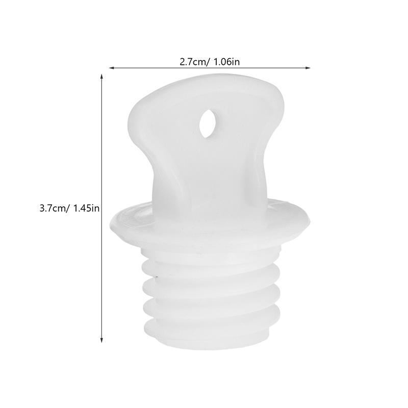 2pcs Water Cap Stopper Plastic Bottle Cap Sealing Washers Leakproof Water Bottles Water Sack Water Injection