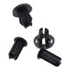 50pcs Bumper Retainer Clips, 91505-TM8-003 Black Wheel Well Liner Push
