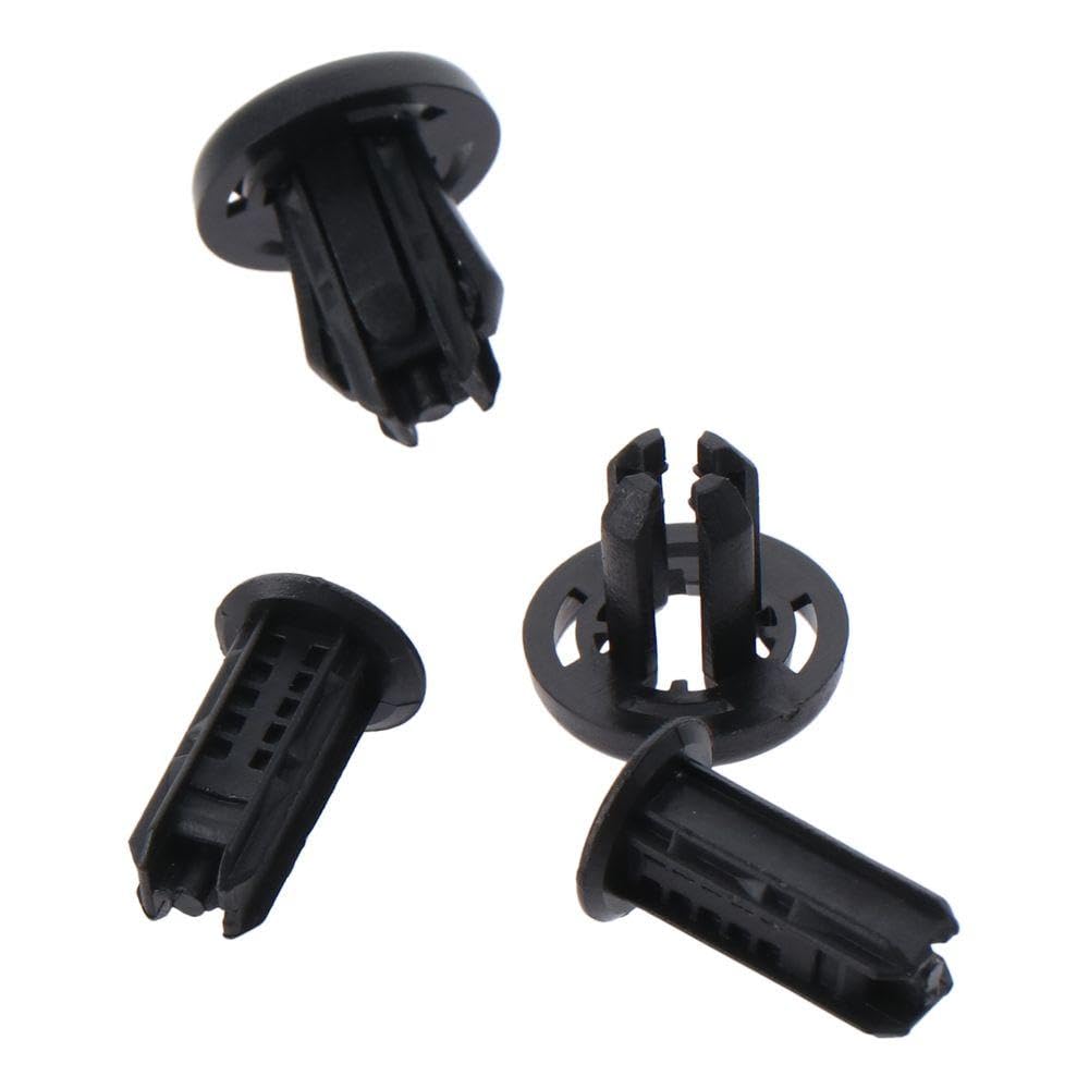 50pcs Bumper Retainer Clips, 91505-TM8-003 Black Wheel Well Liner Push