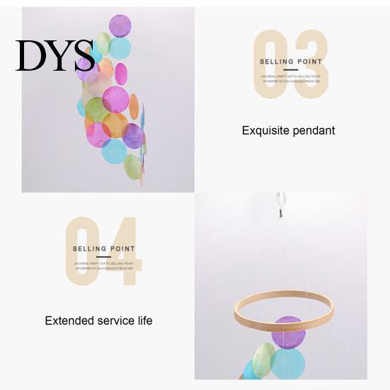 Windbell Wind Chime Decorative Hanging Design Multi-Color Delicate Chimes Indoor Bell for Balcony Pendant