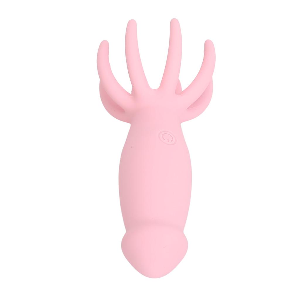 Electric Scalp Massager Reduce Stress Promote Circulation Rechargeable Head Massage Machine Pink