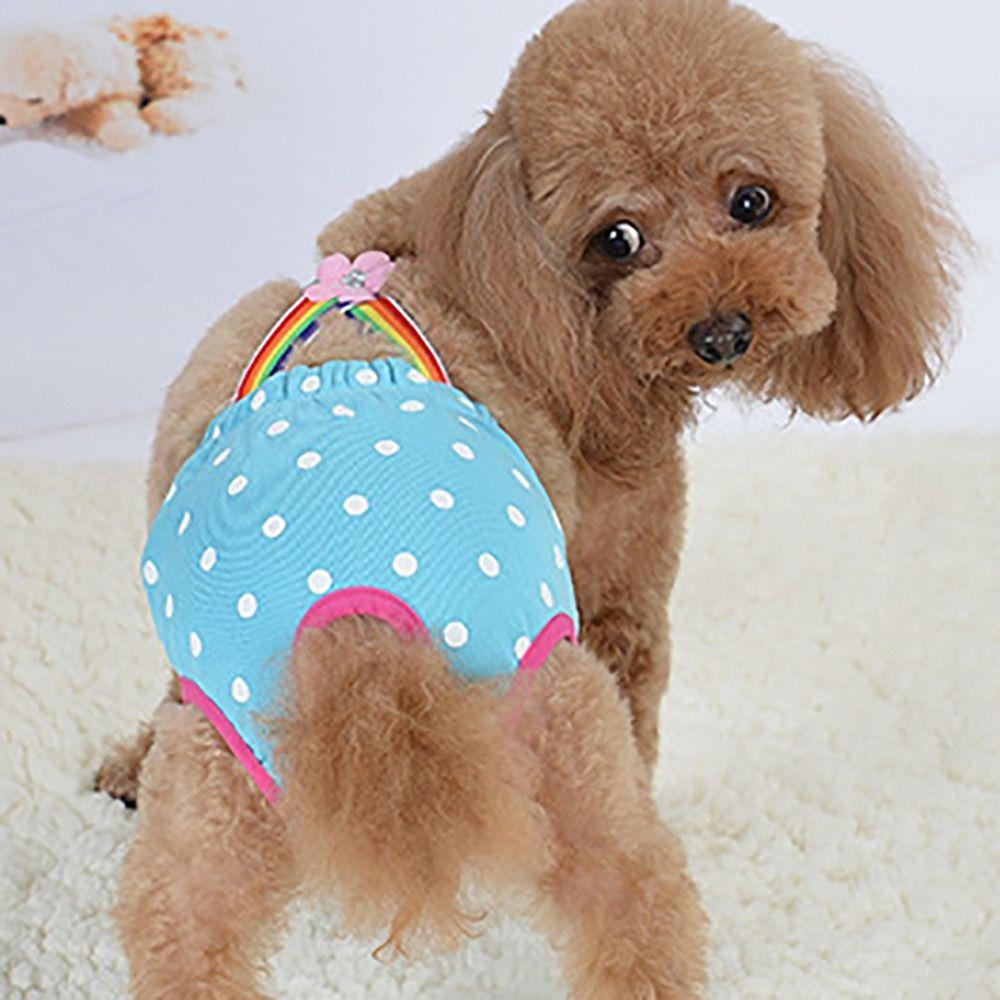 XS~XL Dog Physiological Pants Polyester Dog Menstrual Pants Breathable Puppy Underwear Briefs  Dog