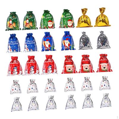 30 Stück Weihnachts-Süßigkeitentüte Geschenkverpackung