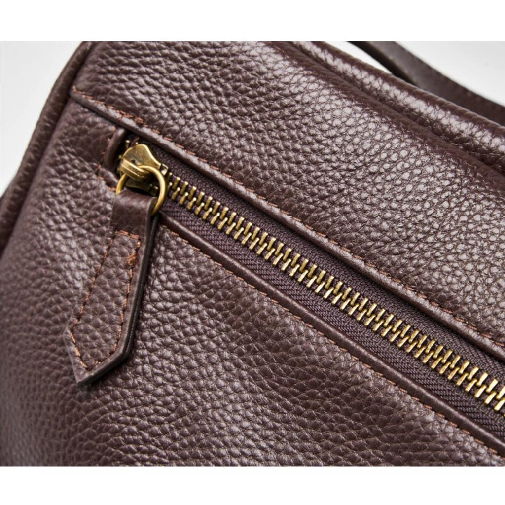 Echtes Leder Große Kapazität Damen Schulter Umhängetaschen Weiches Leder Einfache Lässige Damen Große Tragetasche Weibliche Satteltasche