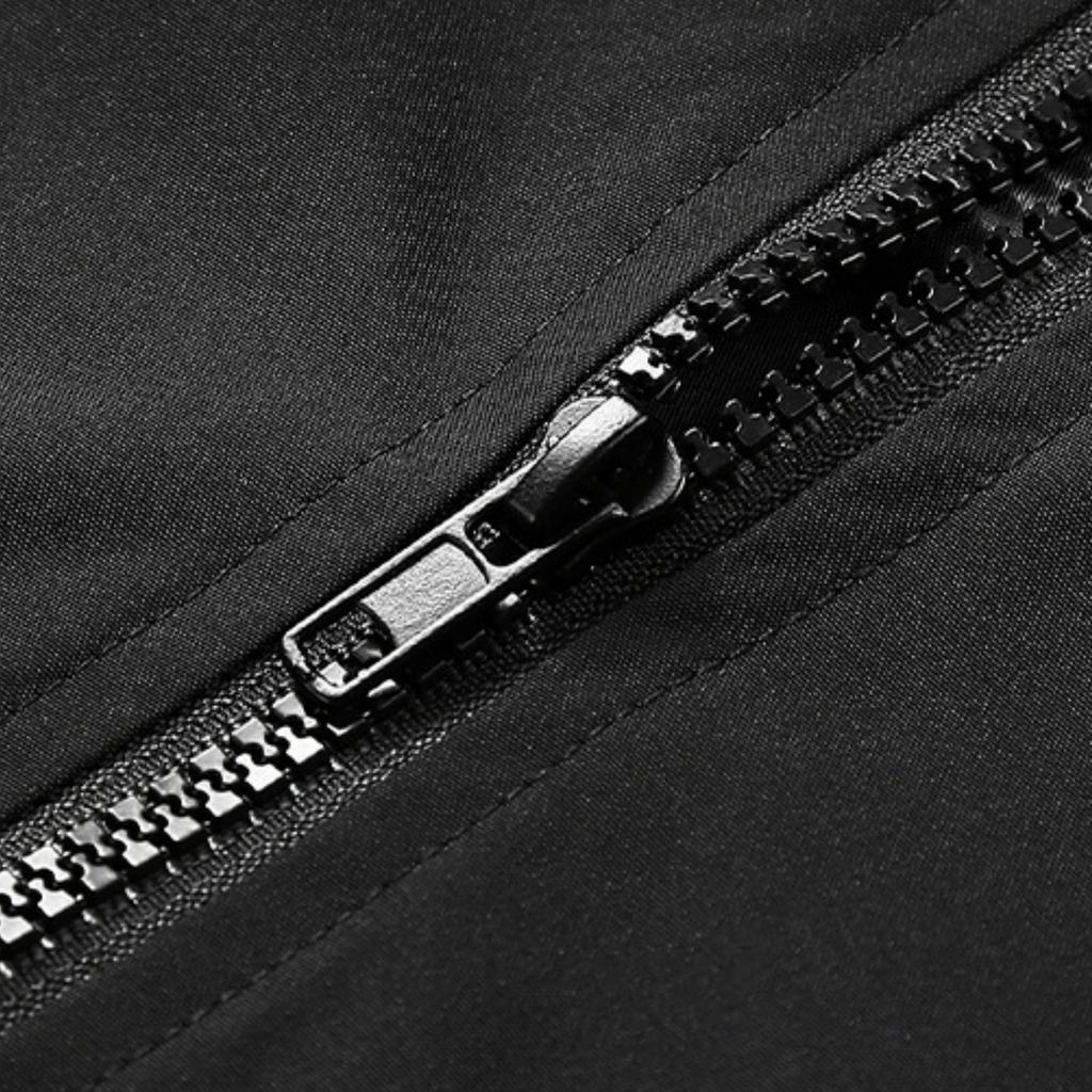 Men's Solid-color Casual Sports Outdoor Jacket, Men's Windproof Breathable Hooded Zipper Jacket