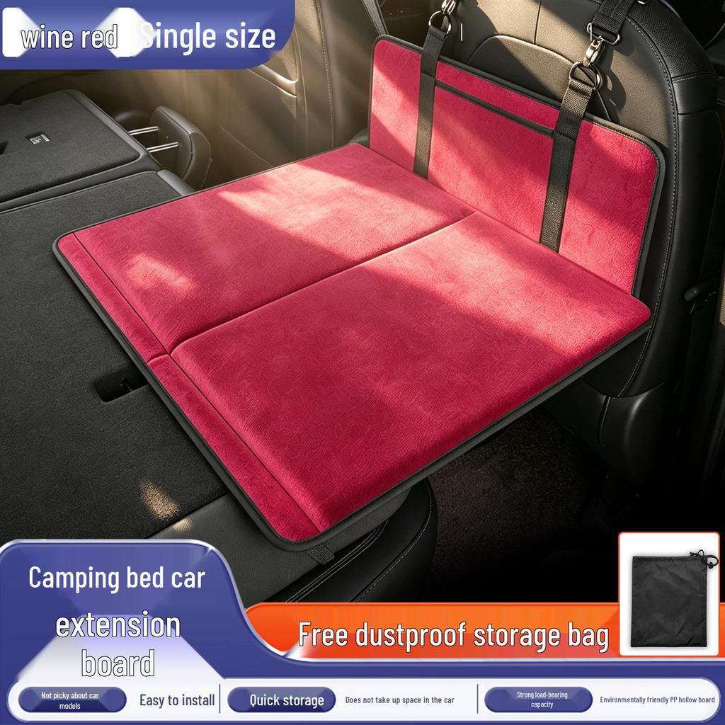 Foldable SUV Headrest Extension Board: Car Travel Bed for Rear Seat Camping and Sleeping