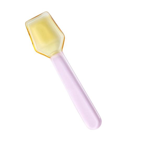 

Handmade Colored Glass Spoon for Spoon for Oatmeal Breakfast Dessert Heat-Resistant Yogurt Coffee Dishwasher Safe Artistic C
