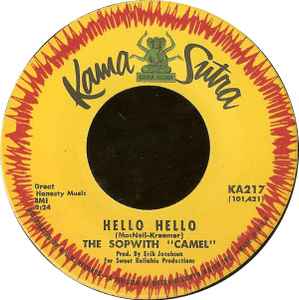 

7inch Record SOPWITH CAMEL - Hello Hello / Treadin KA217 Kama Sutra 1966 US Rock Used