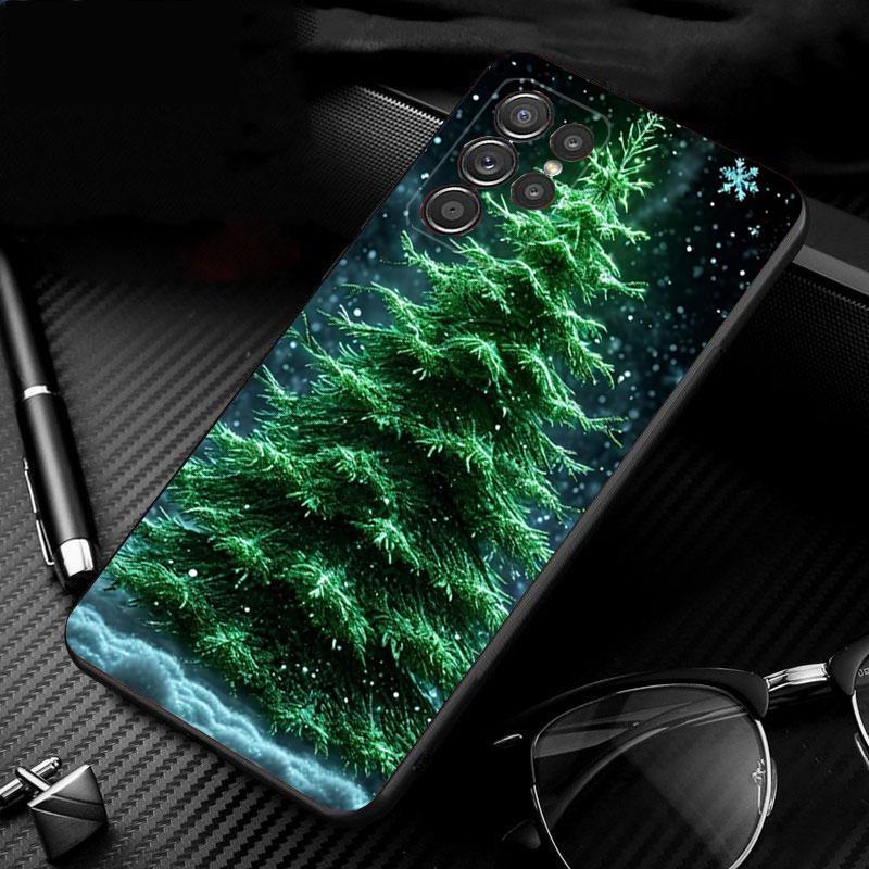 Christmas Tree Ball Phone Case For Samsung Galaxy S25 S24 S23 S22 S21 Ultra S24 S23 S22 S21 S25 Plus S24 S25 FE