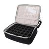 60 Bottles Nail Polish Bag Travel Portable Manicure Storage Pouch Organizer Case with Adjustable Shoulder Strap Black